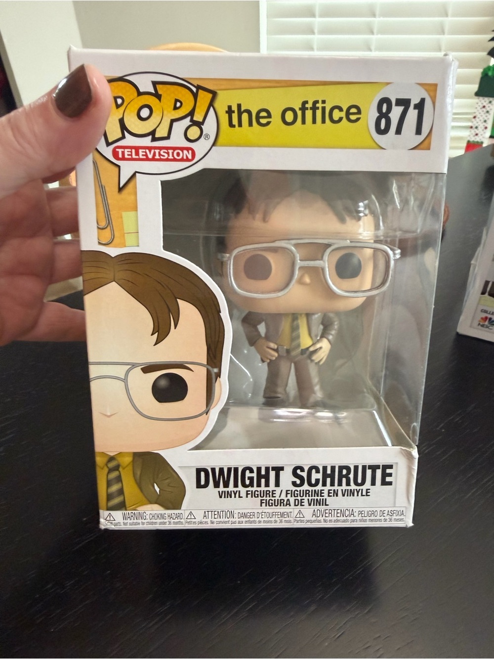 Funko POP! The Office Dwight Schrute Vinyl Figure - Yellow, Brown
